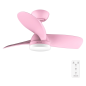 Ventilateur de plafond Cecotec EnergySilence 91 cm LED rose