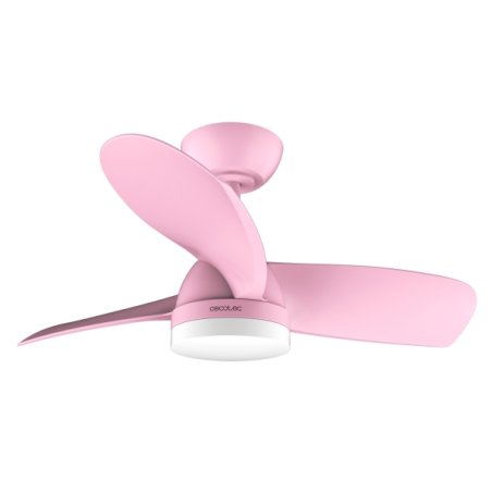 Ventilateur de plafond Cecotec EnergySilence 91 cm LED rose