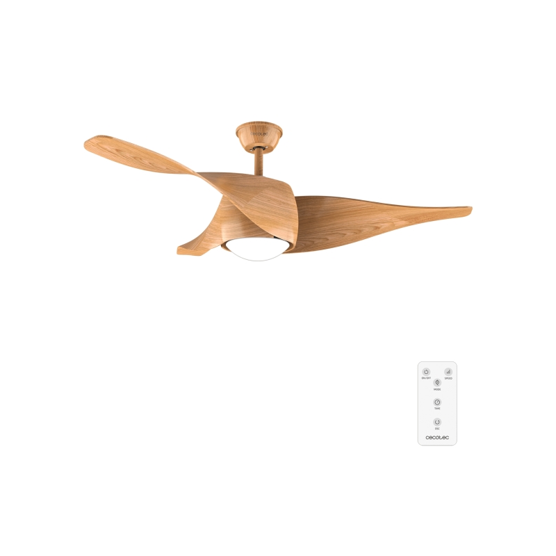 Ventilateur de plafond Cecotec 132 cm bois clair Ventilateur de plafond Cecotec 132 cm bois clair