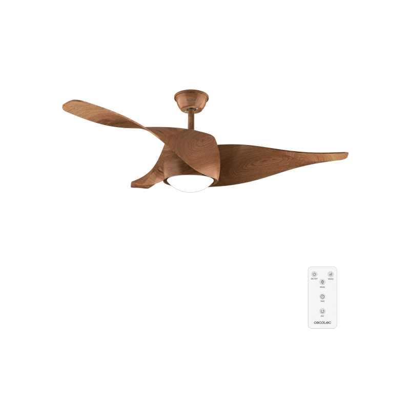 Ventilateur de plafond 132 cm Cecotec bois sombre Ventilateur de plafond 132 cm Cecotec bois sombre