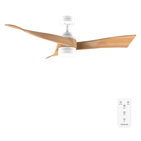 ventilateur de plafond blanc à LED Cecotec