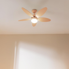 ventilateur de plafond rose pastel Cecotec