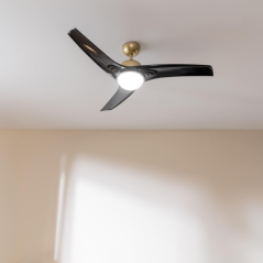 ventilateur de plafond Cecotec doré/noir