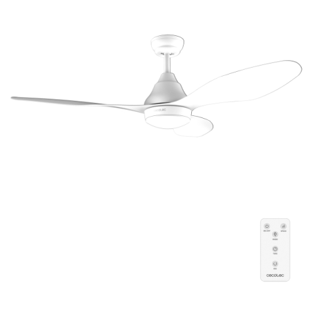 ventilateur de plafond blanc à LED Cecotec