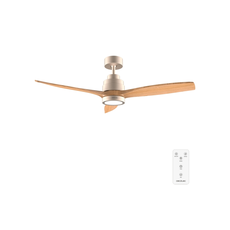 Ventilateur de plafond Cecotec 132 cm bois clair