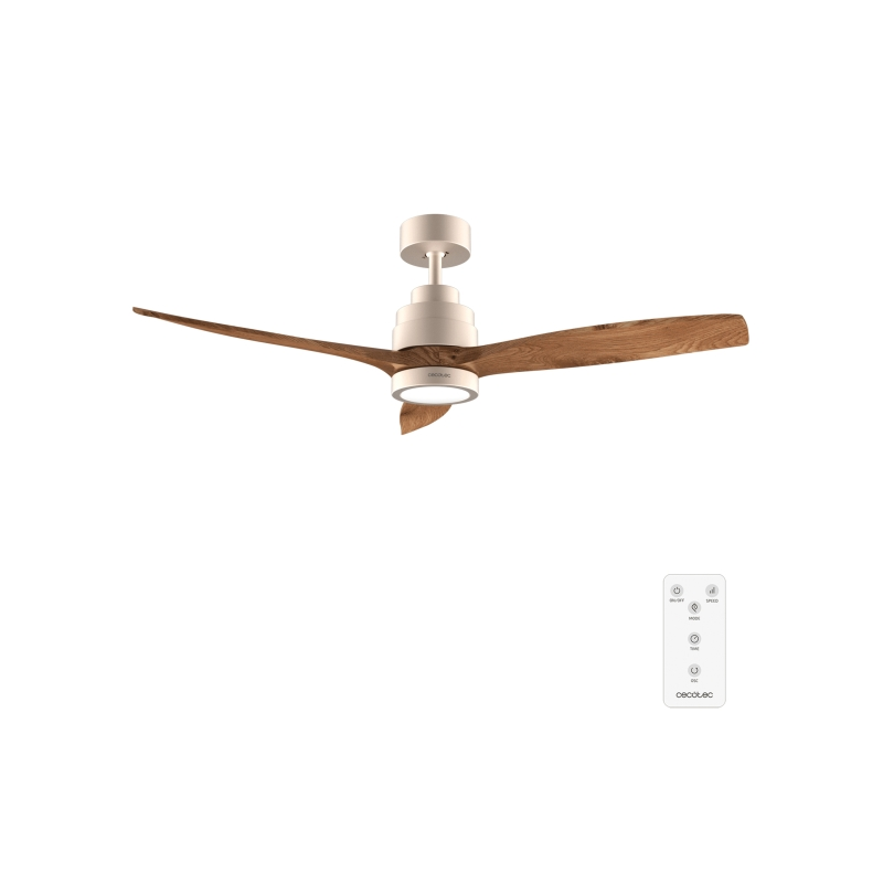 Ventilateur de plafond Cecotec 132 cm bois sombre LED Ventilateur de plafond Cecotec 132 cm bois sombre LED