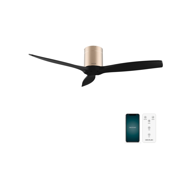 Ventilateur plafond connecté Cecotec EnergySilence 132 cm noir
