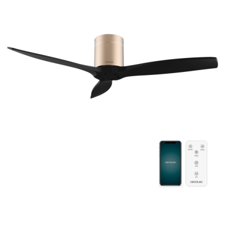 ventilateur plafond noir connecté Cecotec