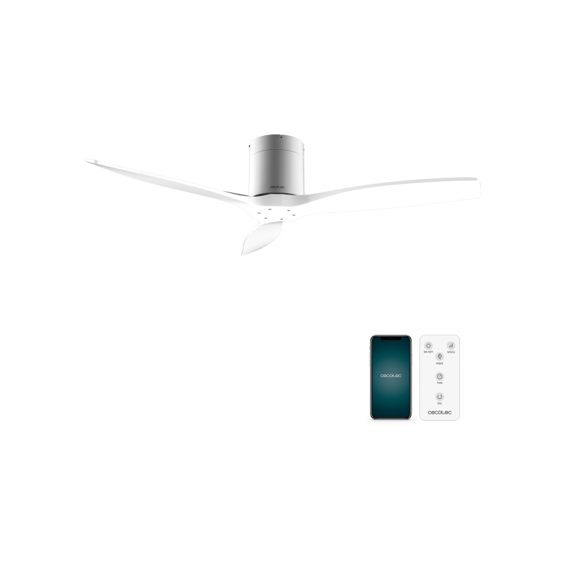 Ventilateur plafond connecté Cecotec EnergySilence 132 cm blanc Ventilateur plafond connecté Cecotec EnergySilence 132 cm blanc