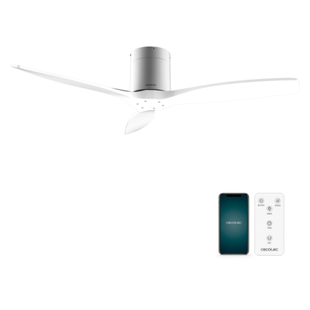 ventilateur plafond blanc Cecotec connecté