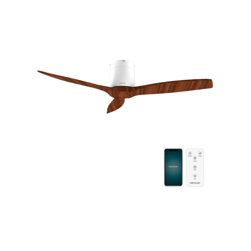 Ventilateur plafond connecté Cecotec 132 cm blanc 40W Wi-Fi Ventilateur plafond connecté Cecotec 132 cm blanc 40W Wi-Fi