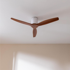 ventilateur plafond blanc connecté Wi-Fi