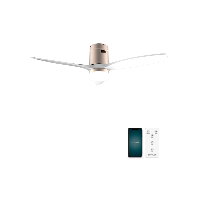 Ventilateur plafond connecté Cecotec EnergySilence 132 cm blanc Ventilateur plafond connecté Cecotec EnergySilence 132 cm blanc