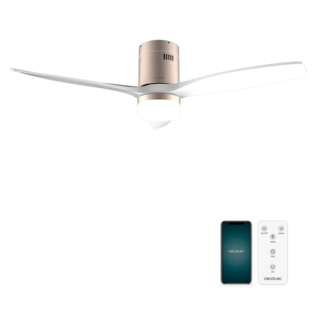 ventilateur plafond blanc Cecotec connecté