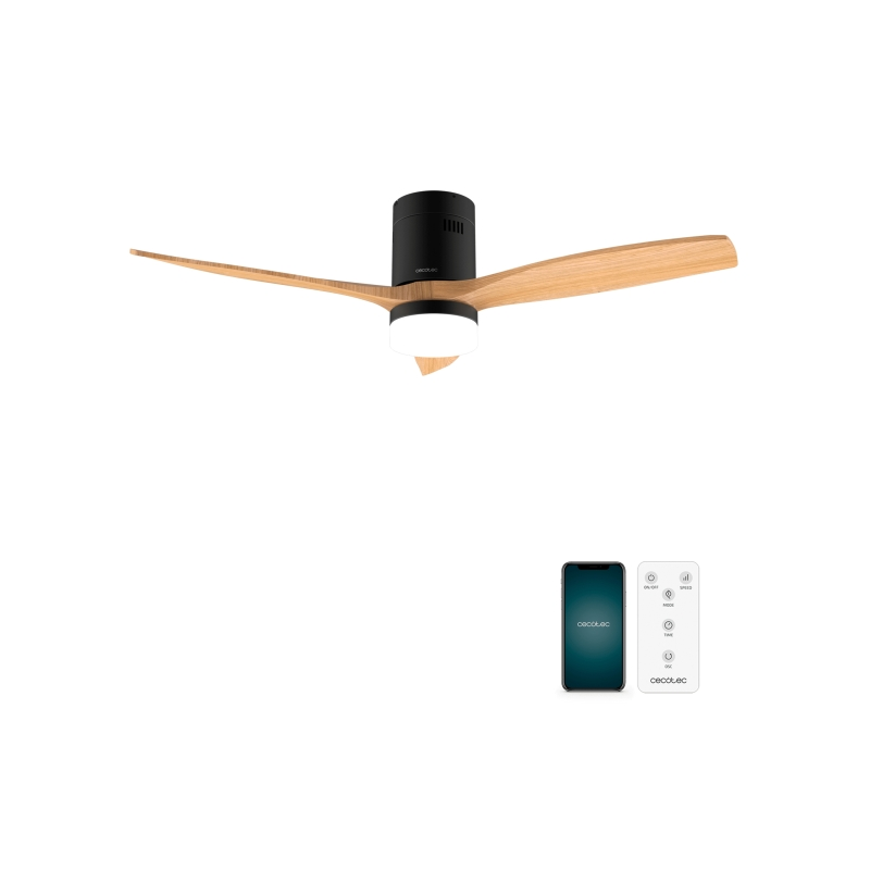 Ventilateur plafond connecté Cecotec EnergySilence 132 cm noir