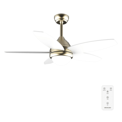 ventilateur de plafond doré Cecotec 107 cm