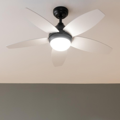 ventilateur de plafond Cecotec noir et blanc