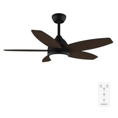 ventilateur de plafond noir Cecotec 107 cm