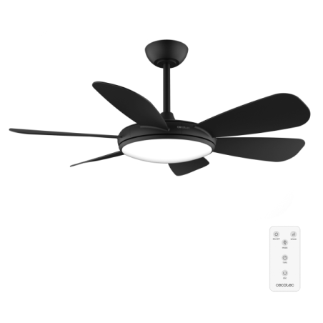 ventilateur de plafond Cecotec noir moderne