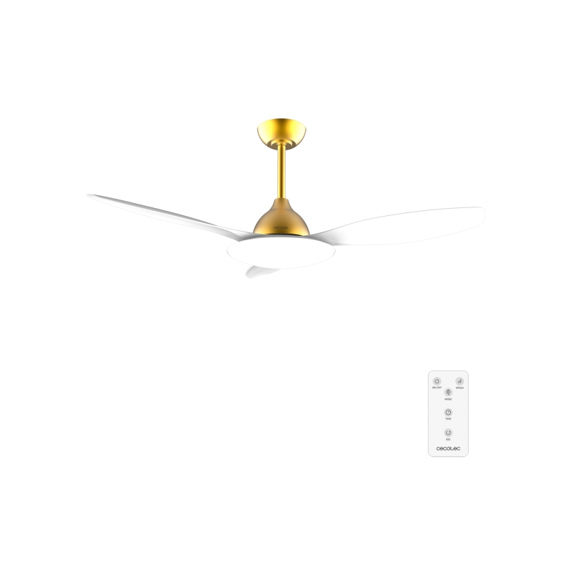Ventilateur de plafond Cecotec 4800 Light Or 122 cm avec éclairage Ventilateur de plafond Cecotec 4800 Light Or 122 cm avec éclairage