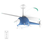 Ventilateur plafond enfant Cecotec EnergySilence bleu 99 cm Ventilateur plafond enfant Cecotec EnergySilence bleu 99 cm