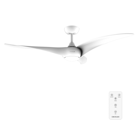 ventilateur de plafond blanc à LED Cecotec