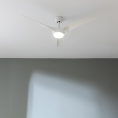 ventilateur de plafond blanc à LED Cecotec