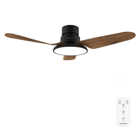 ventilateur de plafond noir Cecotec moderne