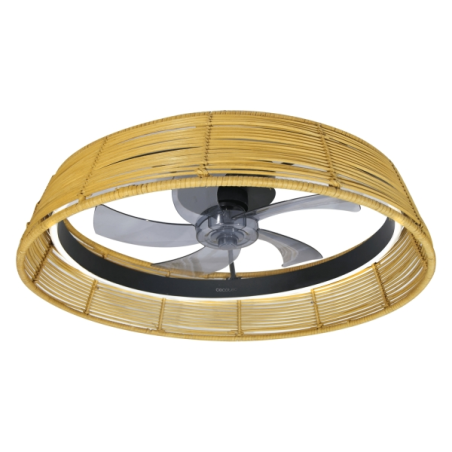 Ventilateur de plafond Cecotec EnergySilence LampAero 600 bois clair