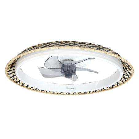 Ventilateur de plafond Cecotec EnergySilence 5 pales bois clair