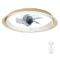 Ventilateur plafond Cecotec EnergySilence LampAero 620 bois clair