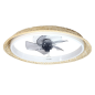 Ventilateur plafond Cecotec EnergySilence LampAero 620 bois clair