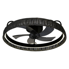 Ventilateur plafond Cecotec EnergySilence noir LED 43 cm 5 pales