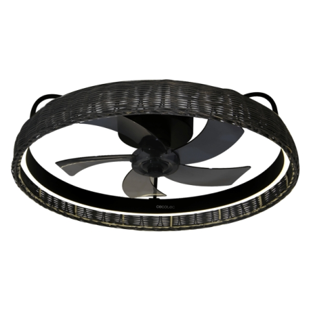 Ventilateur plafond Cecotec EnergySilence noir LED 43 cm 5 pales
