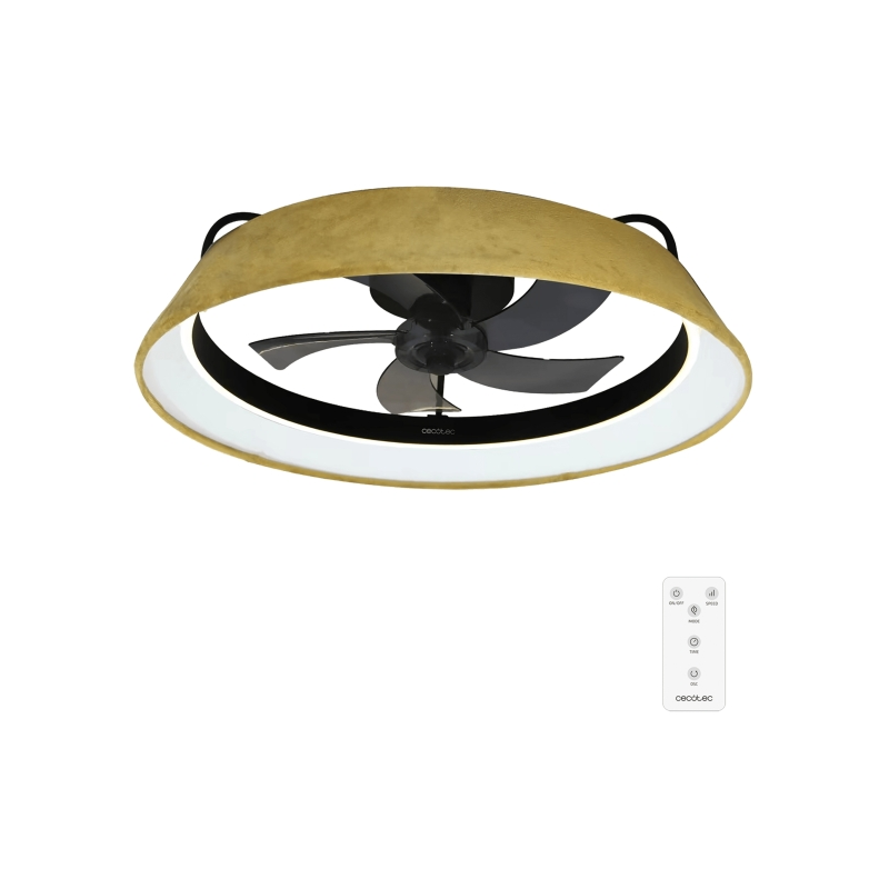Ventilateur de plafond Cecotec EnergySilence LED bois clair Ventilateur de plafond Cecotec EnergySilence LED bois clair