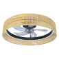 Ventilateur plafond Cecotec EnergySilence LampAero 600 bois clair