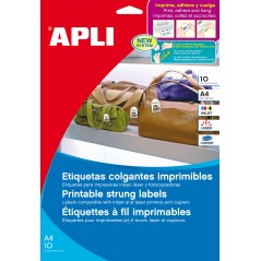 Étiquettes volantes imprimables Apli 28,0 x43,0 mm 10 feuilles
