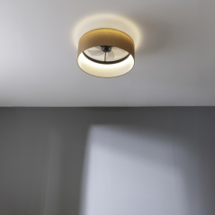 ventilateur plafond noir cinq pales