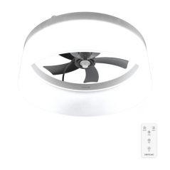 ventilateur de plafond Cecotec noir et blanc