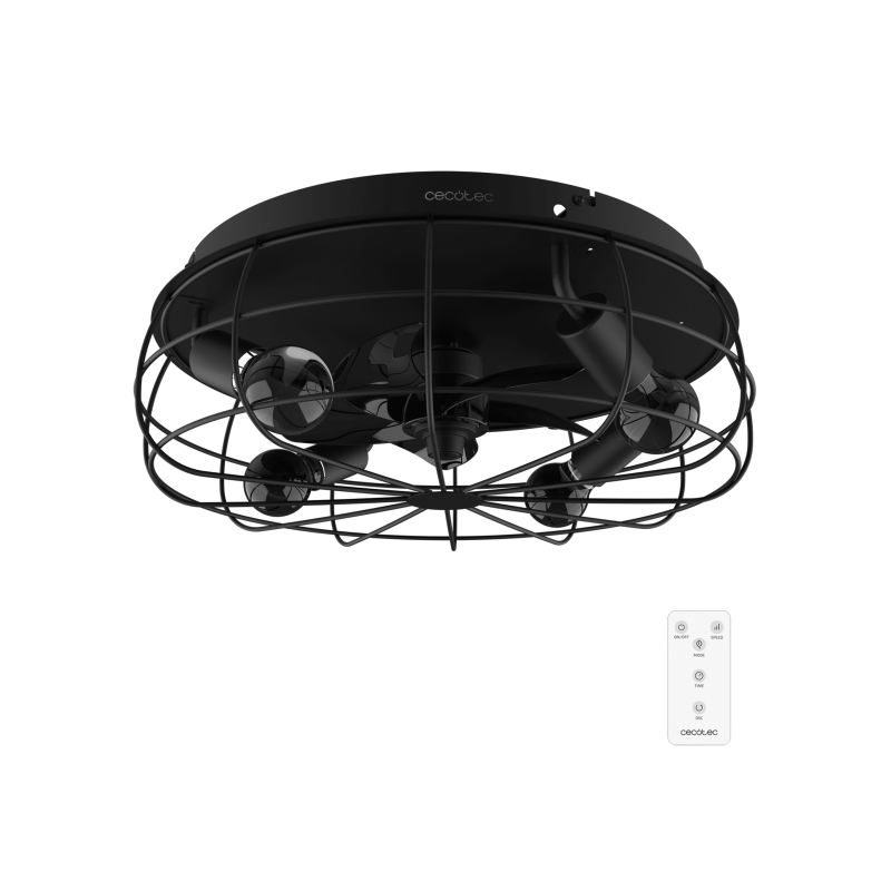 Ventilateur de plafond Cecotec EnergySilence LampAero 600 noir Ventilateur de plafond Cecotec EnergySilence LampAero 600 noir