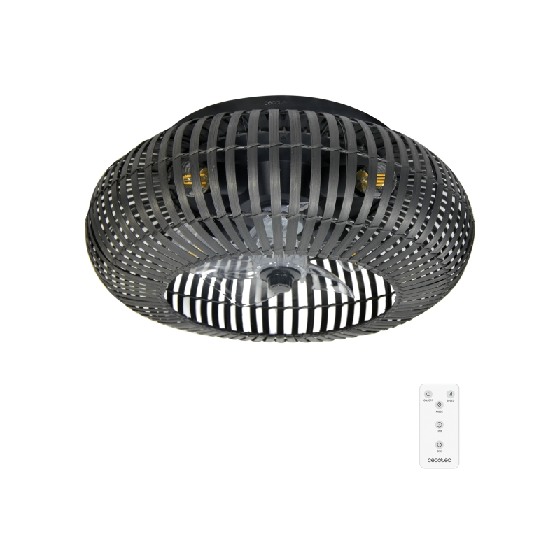 Ventilateur de plafond Cecotec EnergySilence bois foncé noir 20 W