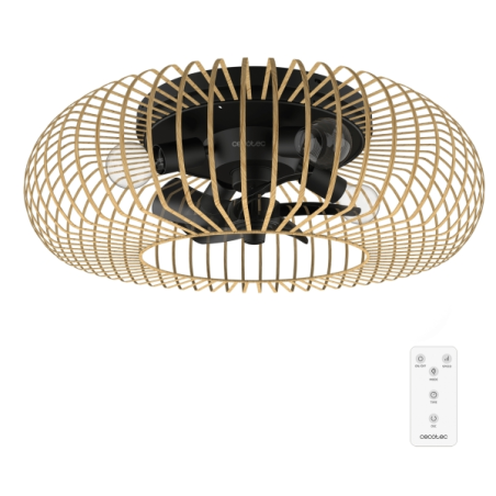 ventilateur de plafond noir Cecotec moderne