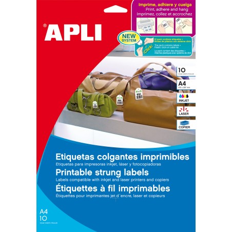 Étiquettes volantes imprimables Apli 22,0 x 35,0 mm 10 feuilles