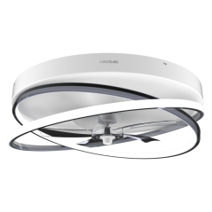 Ventilateur plafond Cecotec EnergySilence 5 pales LED noir/blanc
