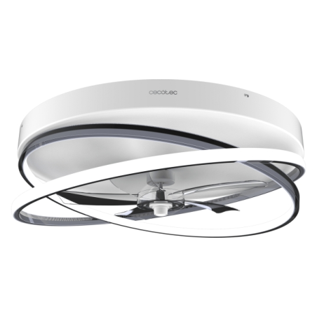 Ventilateur plafond Cecotec EnergySilence 5 pales LED noir/blanc