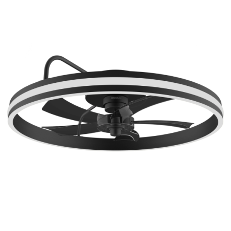 Ventilateur plafond Cecotec EnergySilence 5 pales noir LED 56