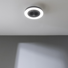 ventilateur plafond noir cinq pales