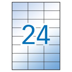 ✅ Apli Étiquettes translucides résistantes aux intempéries 70,0 x 37,0 mm 100 feuilles couleur Transparent en stock