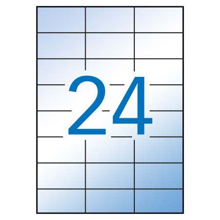 ✅ Apli Étiquettes translucides résistantes aux intempéries 70,0 x 37,0 mm 100 feuilles couleur Transparent en stock