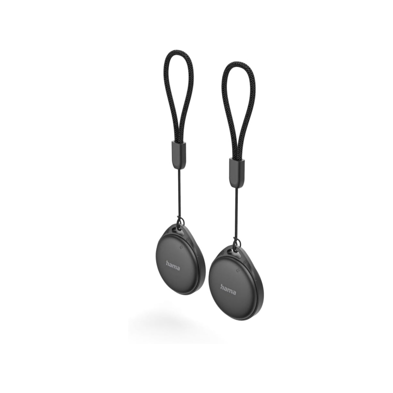 Hama Localisateurs de clés Bluetooth, lot de 2, noir